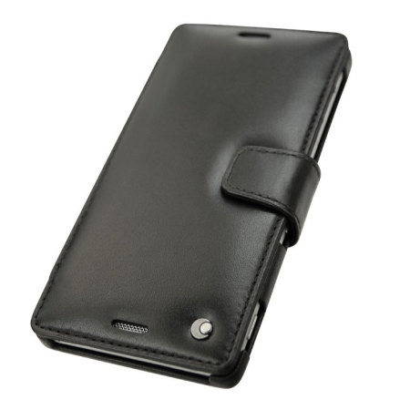 Noreve Tradition B Sony Xperia M4 Aqua Leather Case - Black