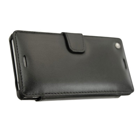 Noreve Tradition B Sony Xperia M4 Aqua Leather Case - Black