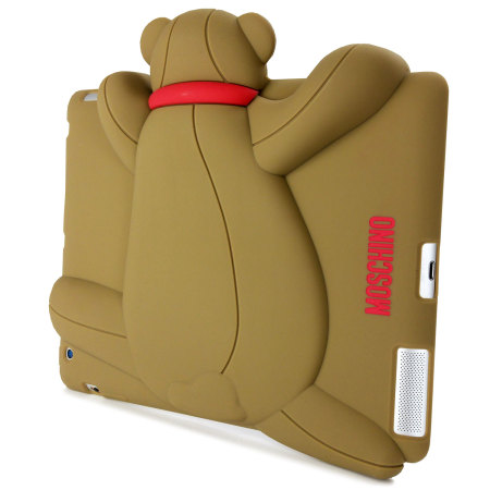 Moschino Teddy Bear iPad 2 / 3 / 4 Silicon Case - Brown