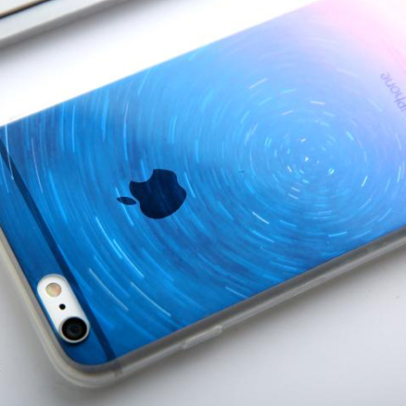 Ultra-Dunne iPhone 6S TPU Gel Case - Night Swirl