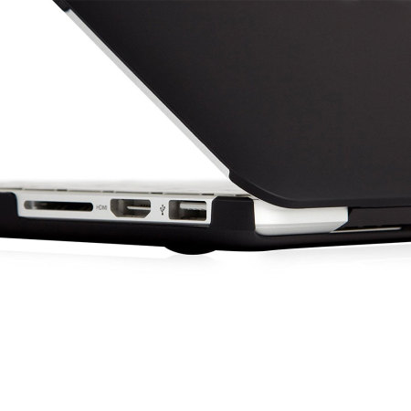Moshi iGlaze MacBook Pro 13 Zoll Retina Hard Case Hülle in Schwarz