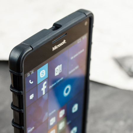 ArmourDillo Hybrid Microsoft Lumia 950 XL Hülle in Schwarz