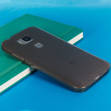 FlexiShield Huawei G8 Gel Case - Rook Zwart