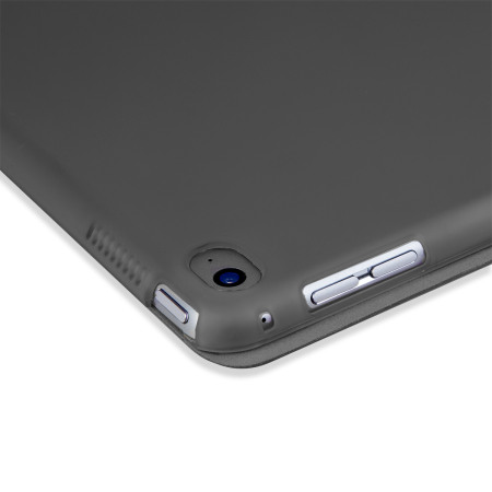 Funda iPad Pro 12.9 Olixar Smart Cover con Carcasa Rígida - Negra