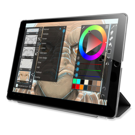 Olixar iPad Pro Smart Cover with Hard Case - Zwart