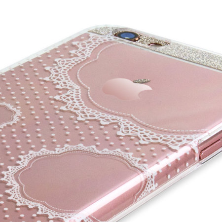 X-Fitted Pure Lace iPhone 6S / 6 Case - Clear / White