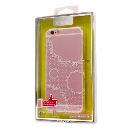 Funda iPhone 6S / 6 X-Fitted Pure Lace - Transparente / Blanca