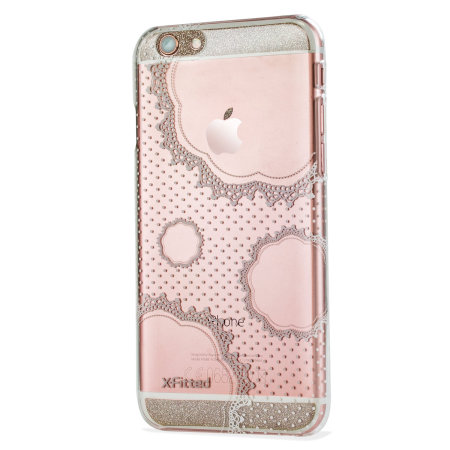 X-Fitted Pure Lace iPhone 6S / 6 Case - Clear / White