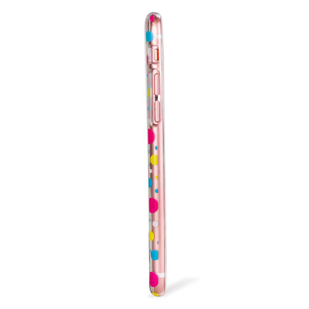 X-Fitted Dots iPhone 6S / 6 Case - Clear / Multicoloured