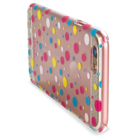 X-Fitted Dots iPhone 6S / 6 Case - Clear / Multicoloured