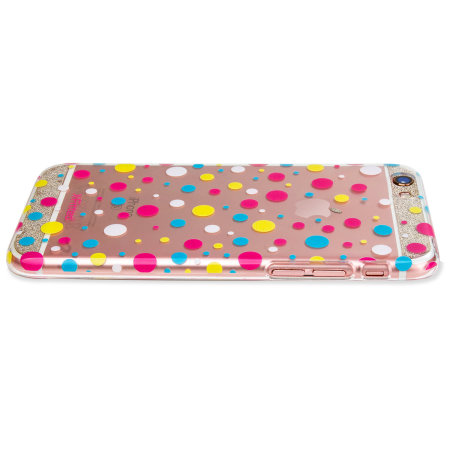 X-Fitted Dots iPhone 6S / 6 Case - Clear / Multicoloured