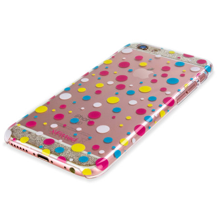 X-Fitted Dots iPhone 6S / 6 Case - Clear / Multicoloured