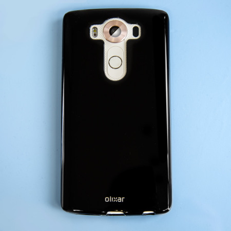 FlexiShield LG V10 Gel Case - Solid Black