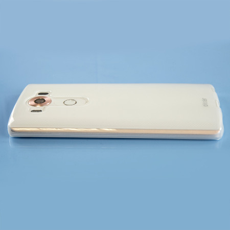 FlexiShield LG V10 Gel suojakotelo- Huurteisen valkoinen