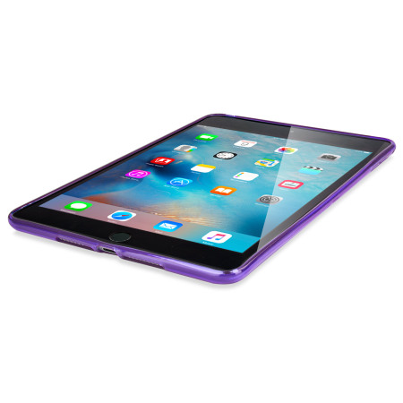 Coque iPad Mini 4 Gel FlexiShield - Violette