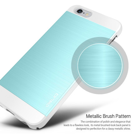Coque iPhone 6S Plus / 6 Plus Obliq Slim Meta II Series - Blanc / Bleu
