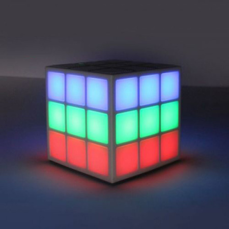 Enceinte Rubiks Cube Danse LED 360 Lightshow Bluetooth