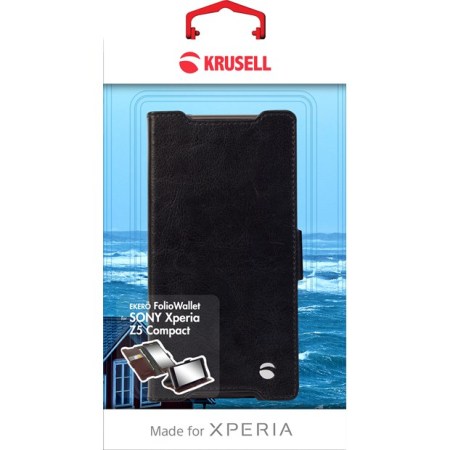 Krusell Ekero Sony Xperia Z5 Compact Folio Fodral - Svart