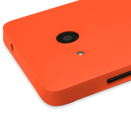 Mozo Microsoft Lumia 550 Back Cover Case - Orange
