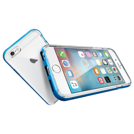 Spigen Neo Hybrid Ex iPhone 6S / 6 Bumper Case - Electric Blue
