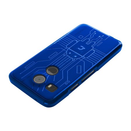 Funda Nexus 5X Cruzerlite Bugdroid Circuit - Azul
