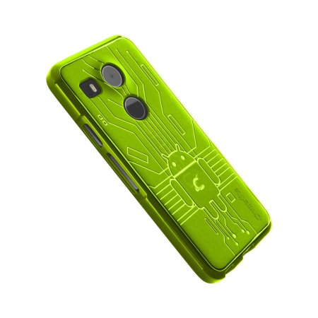 Cruzerlite Bugdroid Circuit Nexus 5X Case - Groen