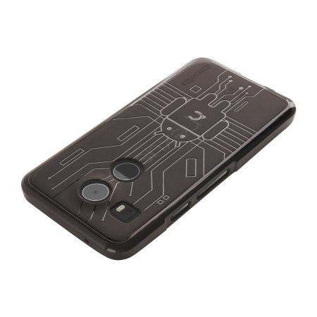 Cruzerlite Bugdroid Circuit Nexus 5X Case - Smoke