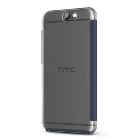 Official HTC One A9 Dot View Ice Premium Case - Navy Blue