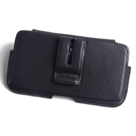 PDair Sony Xperia Z5 Leather Holster Pouch Case - Zwart