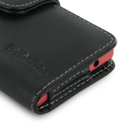 PDair Sony Xperia Z5 Compact Horizontal Leather Pouch Case - Black