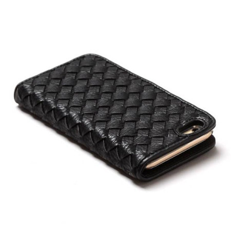 Zenus Mesh Diary iPhone 6S / 6 Wallet Case - Black