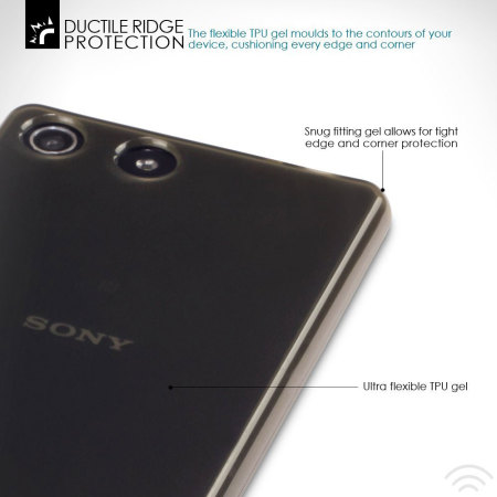 FlexiShield Case Sony Xperia M5 Hülle in Smoke Black