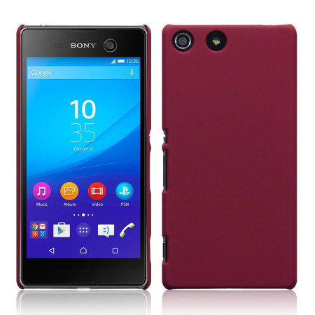 Toughguard Sony Xperia M5 Rubberised Case - Red