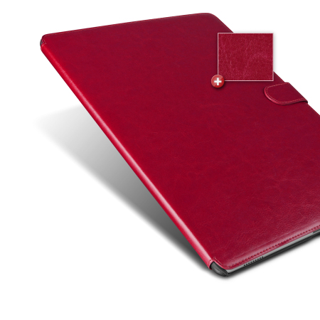 Verus Dandy Leather Style iPad Pro 12.9 inch fodral - Röd