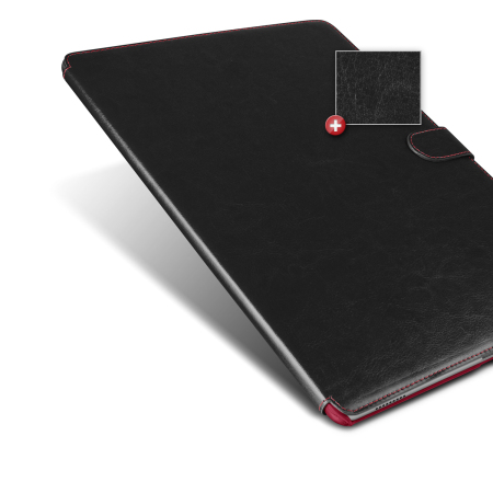 Housse Portefeuille iPad Pro 12.9 2015 Verus Dandy simili cuir - Noir
