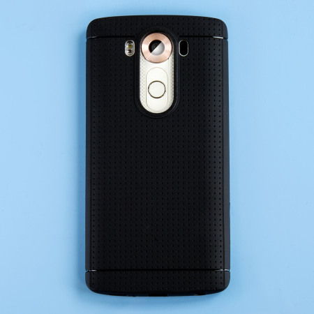 Olixar FlexiShield Dot LG V10 Case - Black