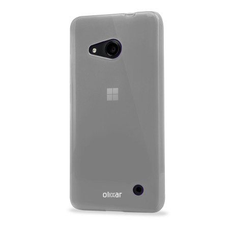Funda Microsoft Lumia 550 FlexiShield Gel - Blanca ahumada