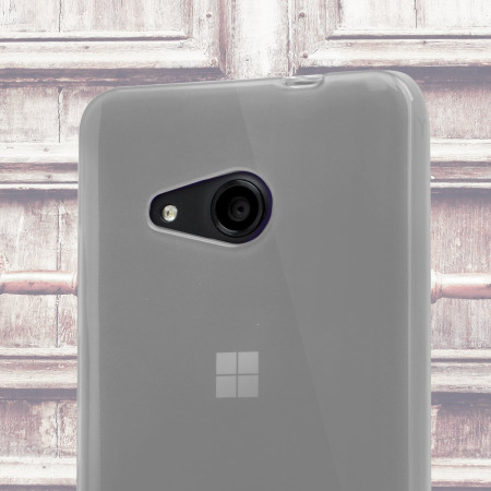 FlexiShield Microsoft Lumia 550 Gel Deksel - Frosthvit