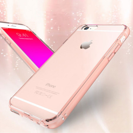 Rearth Ringke Fusion Case iPhone 6S / 6 Hülle in Rosa Gold Kristall