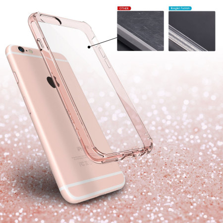 Rearth Ringke Fusion Case iPhone 6S / 6 Hülle in Rosa Gold Kristall