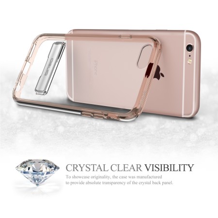 Coque iPhone 6 Plus / 6S Plus Obliq Naked Shield - Rose Or