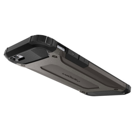 Spigen-funda Armor Rugged Series MIL-STD, resistente a caídas, Flexible,  suave, de TPU, color negro