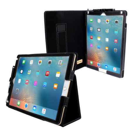 Snugg Leather Style iPad Pro 12.9 inch Case - Black