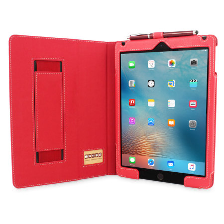 Snugg Leather Style iPad Pro 12.9 inch Case - Red