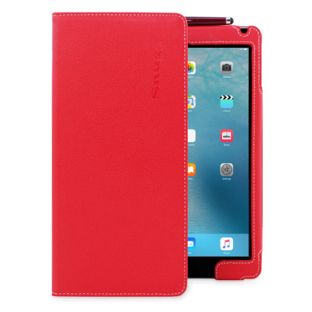 Snugg Leather Style iPad Pro 12.9 inch Case - Red