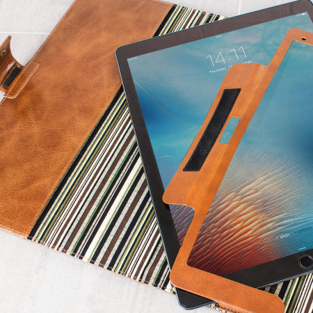 Tuff-Luv Alston Craig Vintage Leather iPad Pro Case - Bruin