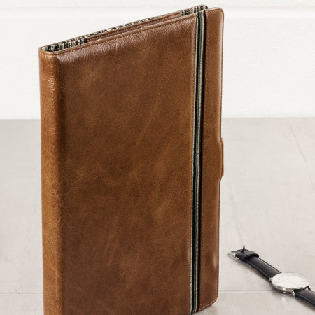 Tuff-Luv Alston Craig Vintage Leather iPad Pro 12.9 2015 Case - Brown