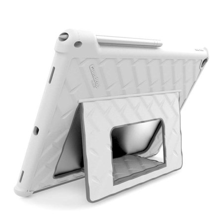 Gumdrop Hideaway iPad Pro 12.9 2015 Stand Case - White / Grey