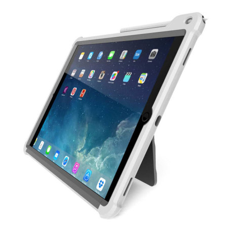Gumdrop Hideaway iPad Pro 12.9 2015 Stand Case - White / Grey