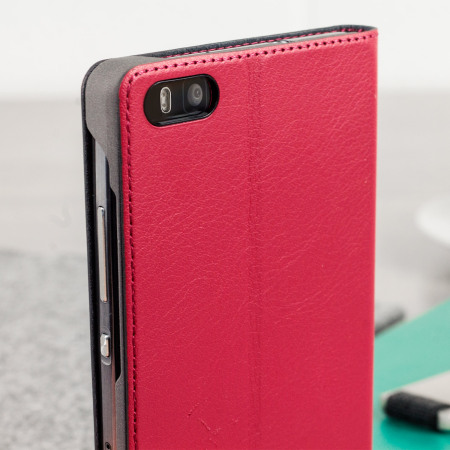 Official Huawei P8 Flip Cover Case - Red